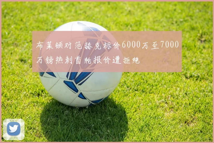 布莱顿对范赫克标价6000万至7000万镑热刺首轮报价遭拒绝
